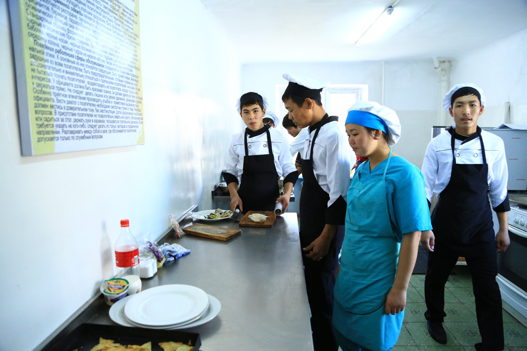 Culinary VET students in Kyrgyzstan